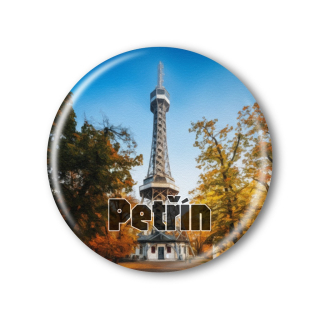 Suvenýr Petřínská rozhledna - Placka / magnetka