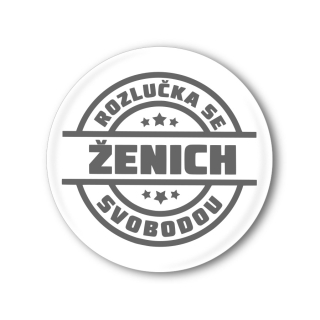 Připínací placka - Ženich