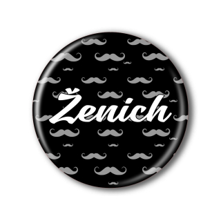 Připínací placka - Ženich