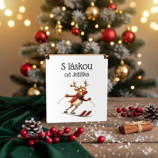 Vánoční krabička na peníze