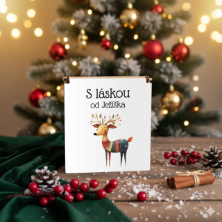 Vánoční krabička na peníze