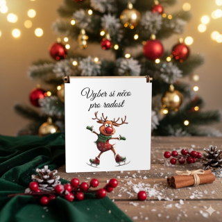 Vánoční krabička na peníze