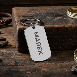 Nerezový přívěsek se jménem na přání
