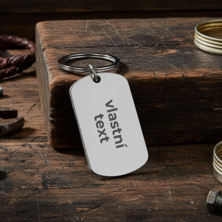 Nerezový přívěsek s vlastním textem