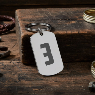 Nerezový přívěsek s číslem na přání