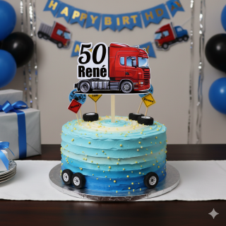 Zápich do dortu - Kamion se jménem a číslem