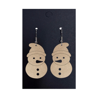 Vánoční náušnice - Sněhuláci