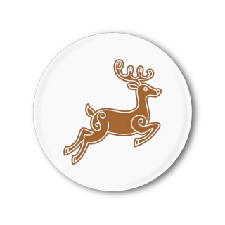 Vánoční placka s perníčkem