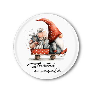 Vánoční placka skřítkem