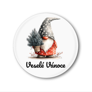 Vánoční placka skřítkem
