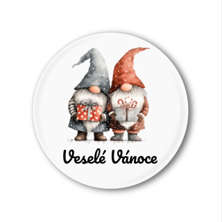 Vánoční placka skřítkem