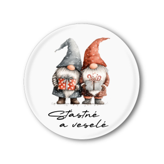 Vánoční placka skřítkem