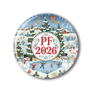 PF 2026 - Placka, magnetka, nebo přívěsek 