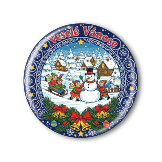 Vánoční placka, magnetka, nebo přívěsek