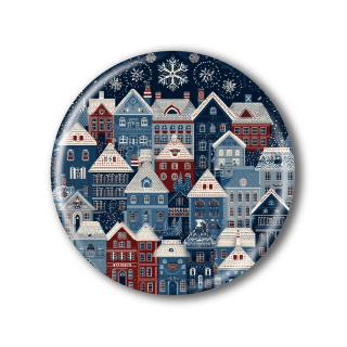 Vánoční placka, magnetka, nebo přívěsek 