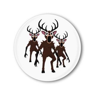 Připínací placka - Jelen z 99 Nights in the forest