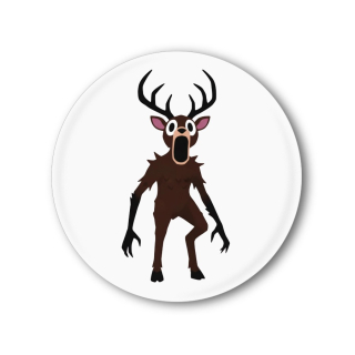 Připínací placka - Jelen z 99 Nights in the forest