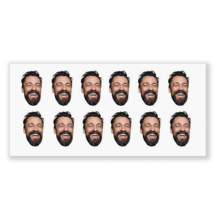 Dočasné tetování - Vlastní obličej