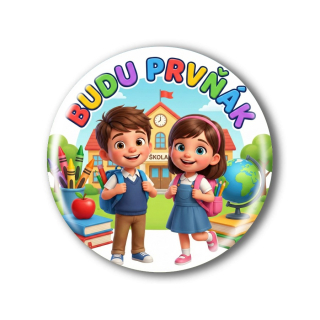 Připínací placka - Zápis do 1. třídy