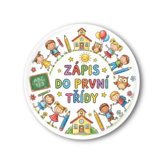 Připínací placka - Zápis do 1. třídy