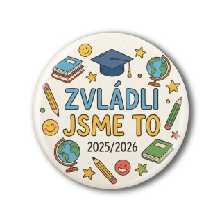 Připínací placka - Konec školního roku