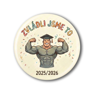 Připínací placka - Konec školního roku