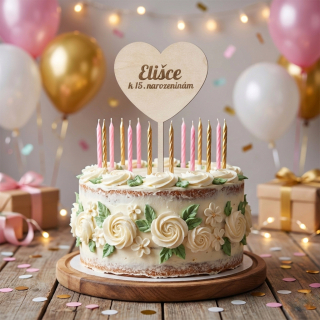 Zápich do dortu se jménem