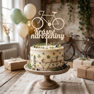 Narozeninový zápich do dortu pro cyklistu
