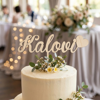 Zápich do dortu - Příjmení novomanželů