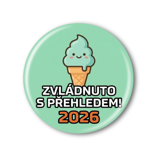 Připínací placka - Konec školního roku